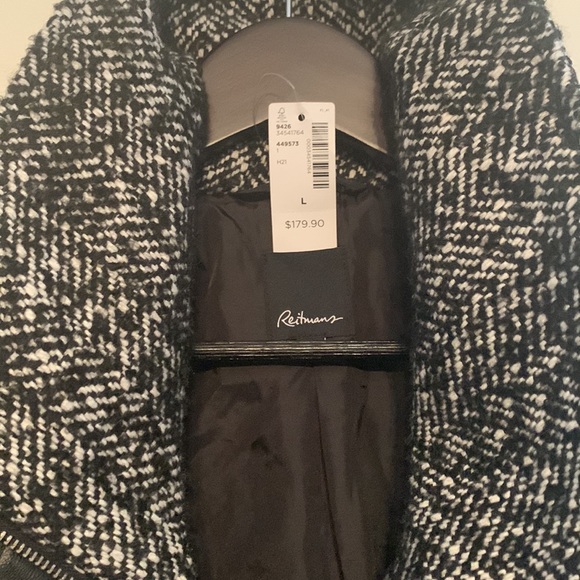 Wool Blend Trench Coat / Jacket, size L - Picture 9 of 9